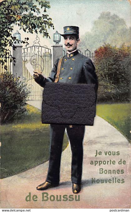 Belgique - BOUSSU (Hainaut) Facteur - Carte à système