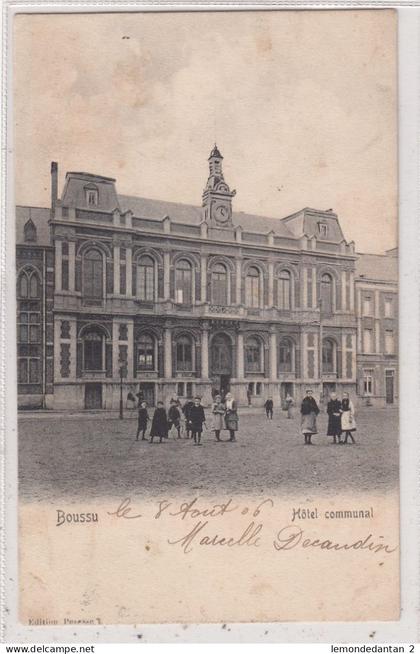 Boussu. Hotel Communal. *