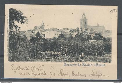 BELGIQUE  -BRAINE L'ALLEUD-SOUVENIR -