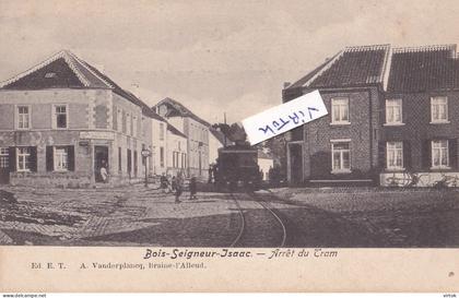 Ophain-Bois-Seigneur-Isaac :  arret du TRAM  (  photo A. Vanderplancq Braine-L'Alleud