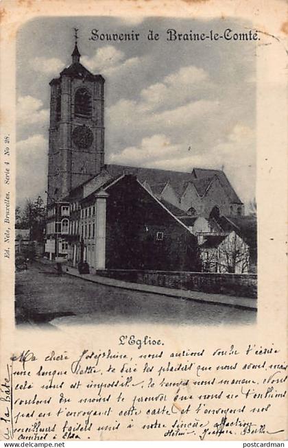 Belgique - BRAINE LE COMTE (Hainaut) L'église - Ed. Nels Série 4 N. 28