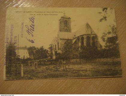 BRAINE-LE-COMTE Braine le Comte postcard Belgium WEESEN Switzerland 1934 to Feusisberg cancel