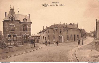 [-15%] BELGIQUE - Braives - Centre du Village - Préaux Aghlin - Animé - Carte Postale Ancienne