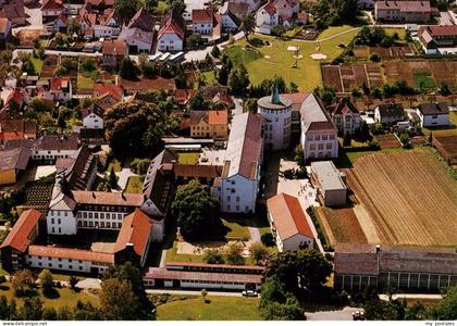 Brakel Westfalen Fliegeraufnahme mit Kloster Brede
