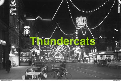 CPA BRUXELLES FEERIE LUMINEUSE NUIT BRUSSEL FEERISCHE VERLICHTING BIJ NACHT