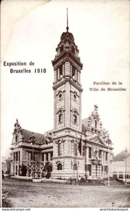 CPA Brüssel, Ausstellung 1910, Pavillon der Stadt Brüssel