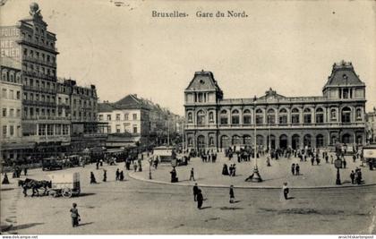 CPA Brüssel Brüssel, Nordbahnhof