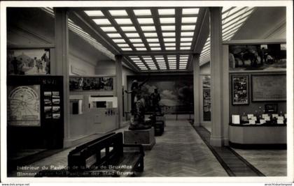 CPA Bruxelles Brüssel, Ausstellung 1935, Innenraum des Pavillons der Stadt Brüssel
