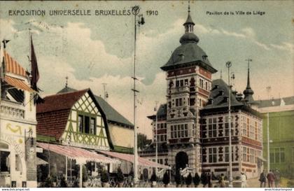 CPA Bruxelles Brüssel, Pavillon der Stadt Liege
