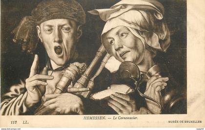 CPA Bruxelles Hemessen Le Cornemusier Musee de Bruxelles