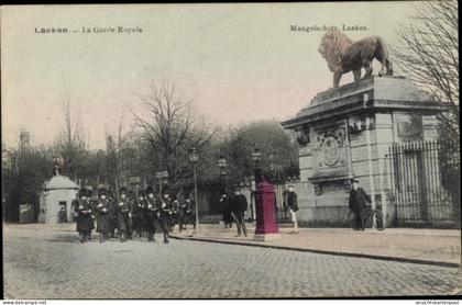 CPA Laeken Brüssel Brüssel, Die königliche Garde