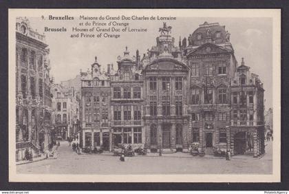 Vintage Postcard Belgium Brussels Houses of Grand Duc