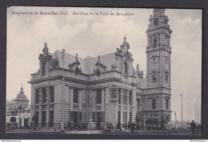 Vintage Postcard Belgium Brussels International Exposition 1910