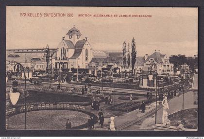 Vintage Postcard Belgium Brussels International Exposition 1910