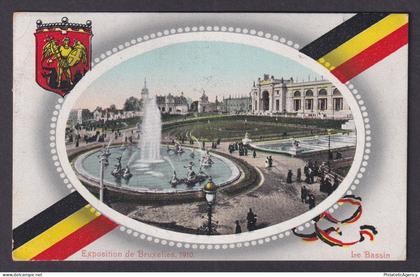 Vintage Postcard Belgium Brussels International Exposition 1910