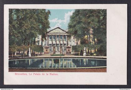 Vintage Postcard Belgium Brussels Palace of Nation