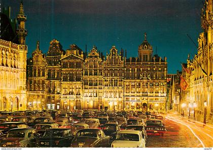 CPM Bruxelles grand square by night