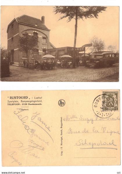 Buggenhout   Rustoord Lusthof  Sportplein  AUTOBUS  BUS   Pub Lamot Pilsor