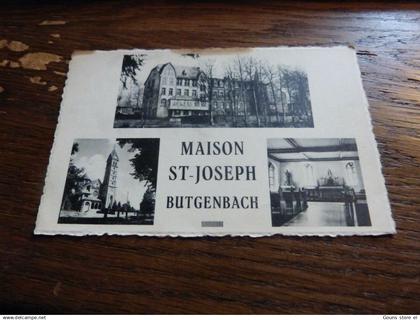 BC15-59 CPSM MAISON ST-JOSEPH Butgenbach