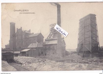 Charleroi :  un charbonnage  1910