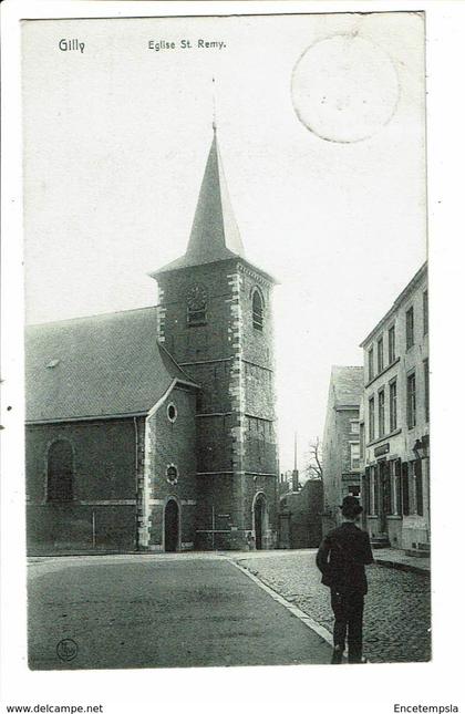 CPA-Carte Postale-Belgique-Gilly Son église  Saint Remy-1906 VM20129