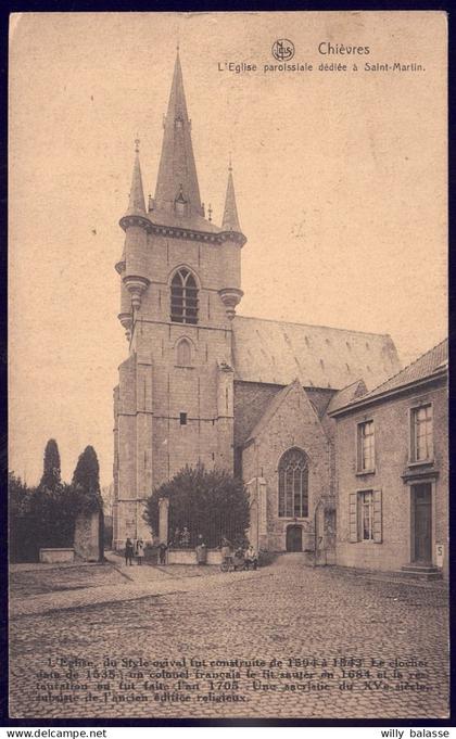 +++ CPA - CHIEVRES - Eglise paroissiale   //