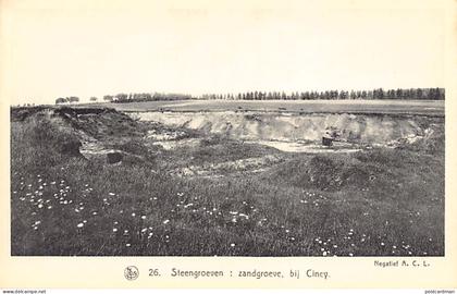 Belgique - CINEY (Namur) Carrière de sable
