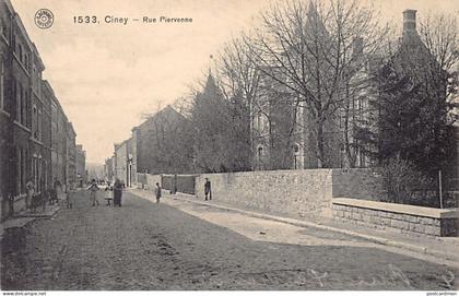 Belgique - CINEY (Namur) Rue Piervenne