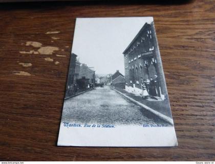 BC31-59 Cpa Colfontaine Wasmes Rue de la station