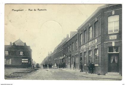 Ploegsteert  Comines    Rue du Romarin  (Estaminet  Aux Trois Amis)