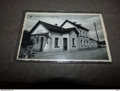 Cpa Courcelles Gare de Courcelles Centre