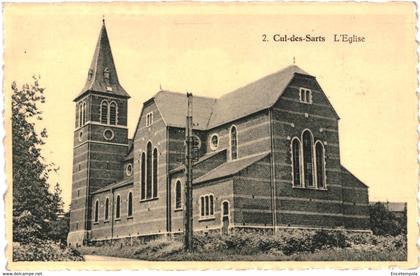 CPA  Carte postale Belgique  Cul-des-Sarts L'église  VM64321ok