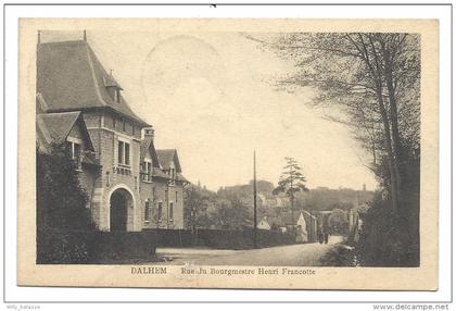 CPA - DALHEM - Rue du Bourgmestre Henri Francotte   //