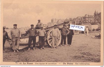 De Panne -- La Panne :  reddersploeg - sauveteurs