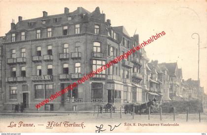 La Panne - Hôtel Terlinck - De Panne