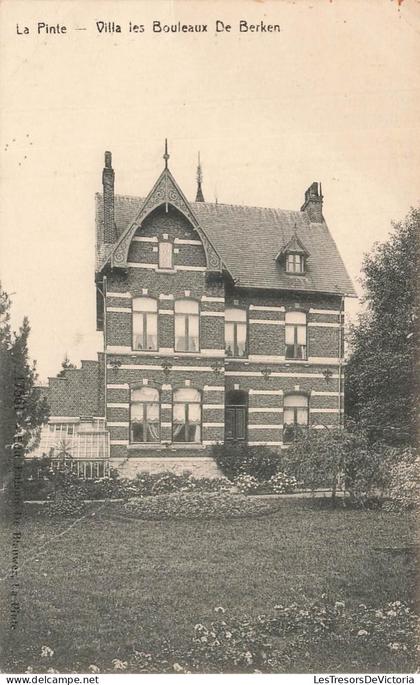 [-5%] BELGIQUE - La Pinte - Villa les Bouleaux De Berken - Edit E De Blauwer - Vue en façade - Jardin - Carte Postale An