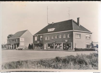 DE PINTE     HUIS DE VOS - VAN ACKER.   PAPIER SCHOOLARTIKELEN   FOTOKAART