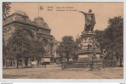 Belgium Belgique Dentergem Denterghem Statue shop Artevelde post card Postkarte Karte carte postale 6031 POSTCARD