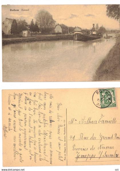 Rothem  Rotem   Dilsen-Stokkem   Kanaal  (Bateau - Peniche)