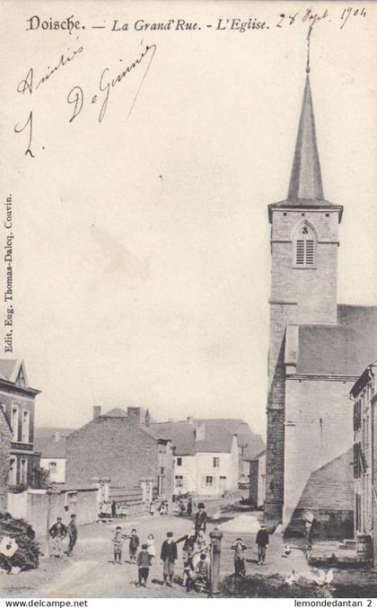 Doische - La Grand' Rue - L'Eglise