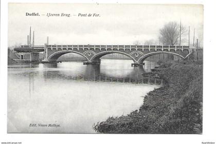 Duffel - IJzeren brug.
