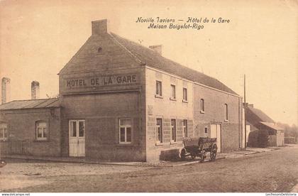 [-20%] BELGIQUE - Eghézée - Noville sur Mehalene - Hôtel de la Gare - Maison Boigelot Rigo - Carte Postale Ancienne