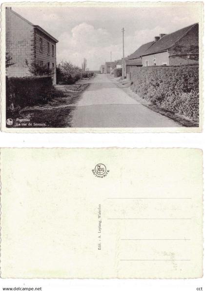 Pontillas  Eghezée  La rue de Seressia