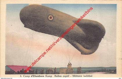 Camp d'Elsenborn Kamp - Ballon captif Militaire luchtbal - Elsenborn (Kamp)