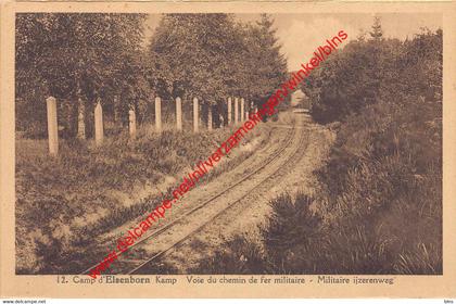 Camp d'Elsenborn Kamp - militaire ijzerenweg treinspoor - Elsenborn (Kamp)