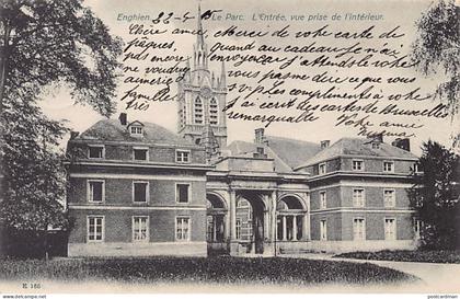 Belgique - ENGHIEN Edingen (Hainaut) Le Parc - L'entrée, vue prise de l'intérieur