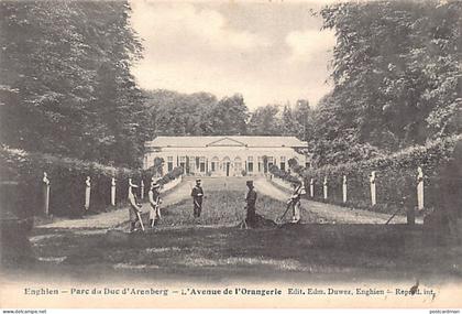 Belgique - ENGHIEN Edingen (Hainaut) Parc du Duc d'Arenberg - L'avenue de l'Orangerie