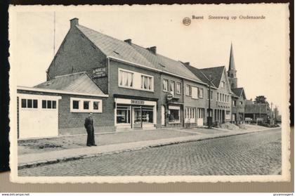 BURST  STEENWEG OP OUDENAARDE    LINKS DRUKKERIJ EN CAFE