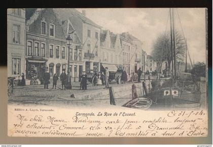 DENDERMONDE       LA RUE DE L'ESCAUT