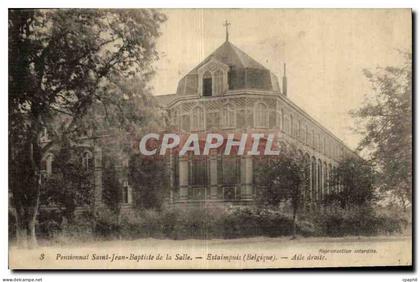 CPA Pensionnat Saint Jean Baptiste de la Salle Estaimpuis Aile droite